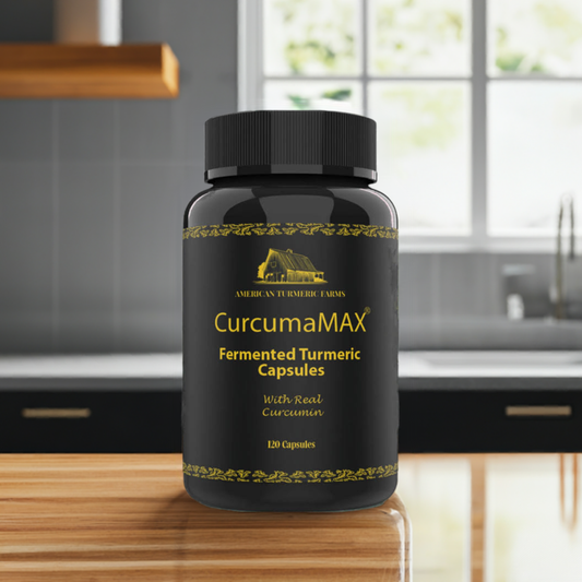 CurcumaMAX Fermented Turmeric Capsules Enhanced with Natural Curcumin