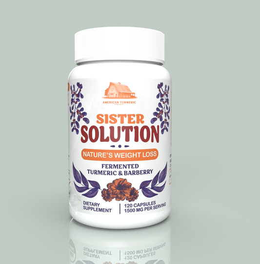Sister Solution Fermented Turmeric and Fermented Barberry Powder Capsules