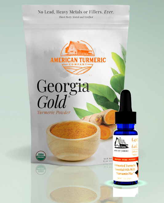 Turmeric Powder and Fermented Turmeric Oil Product Bundle