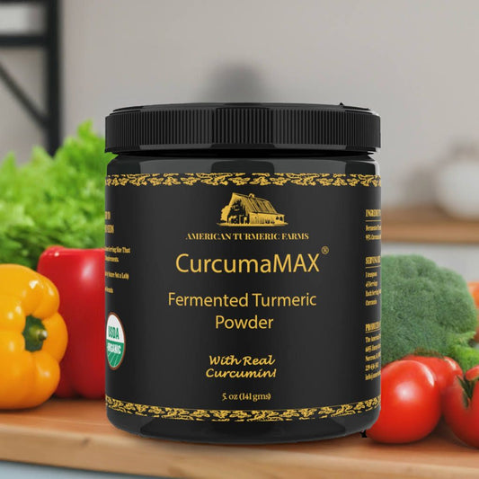 CurcumaMAX Fermented Turmeric Powder Enhanced with Natural Curcumin