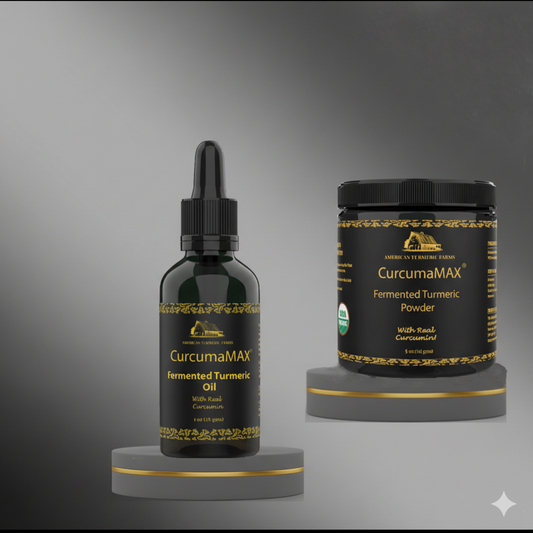 Product Bundle - CurcumaMAX Fermented Turmeric Oil & CurcumaMAX Fermented Turmeric Powder