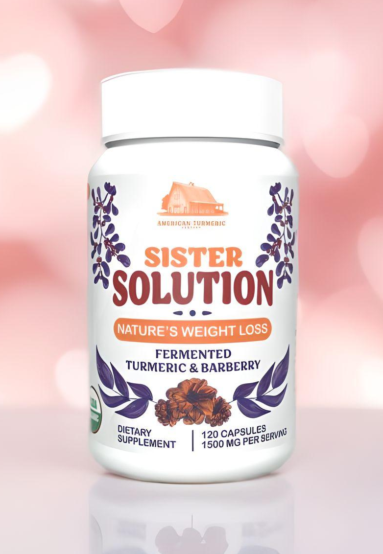 Sister Solution Fermented Turmeric and Fermented Barberry Powder Capsules
