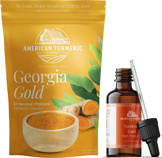 Product Bundle-Georgia Gold Fermented Turmeric Powder and Fermented Turmeric Oil